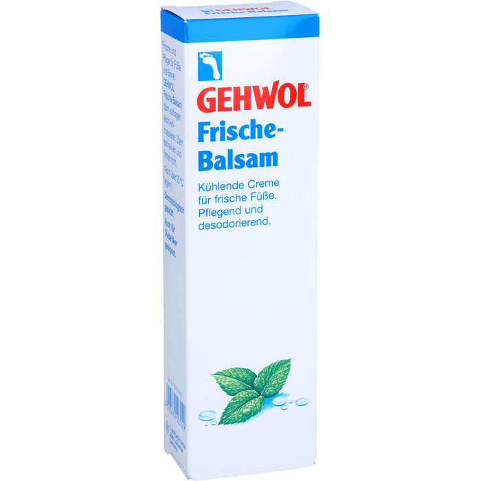 GEHWOL Frische-Balsam kühlende Creme für frische Füße, pflegend und desodorierend, 75 ml Creme