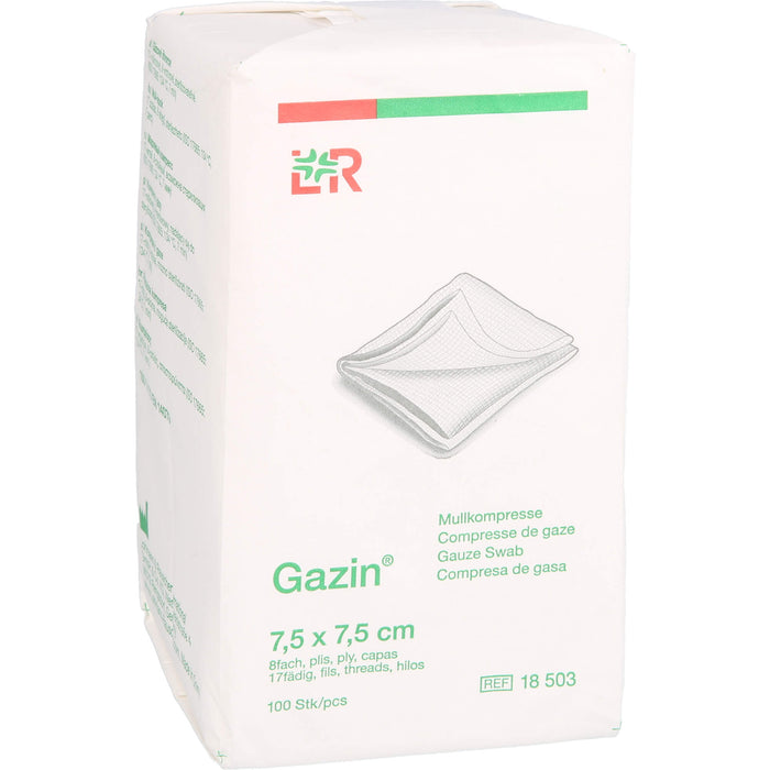 Gazin OP Kompressen 7,5 x 7,5 cm, 100 pcs. Compresses