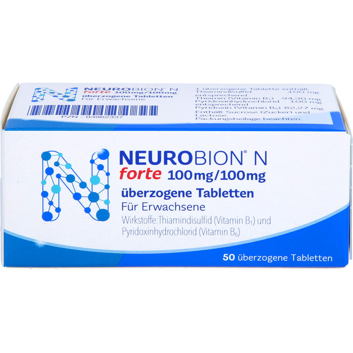 Neurobion N forte Tabletten gegen neurologische Systemerkrankungen, 50 pcs. Tablets