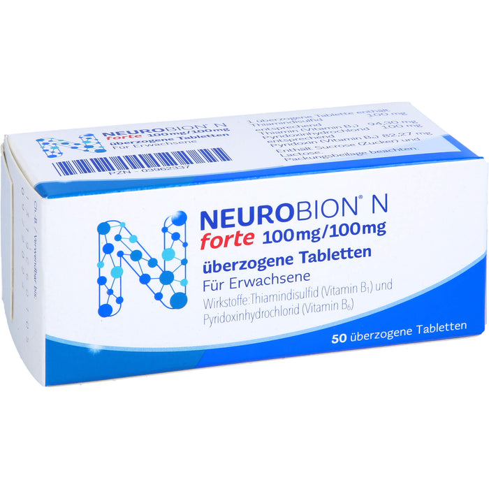 Neurobion N forte Tabletten gegen neurologische Systemerkrankungen, 50 pc Tablettes