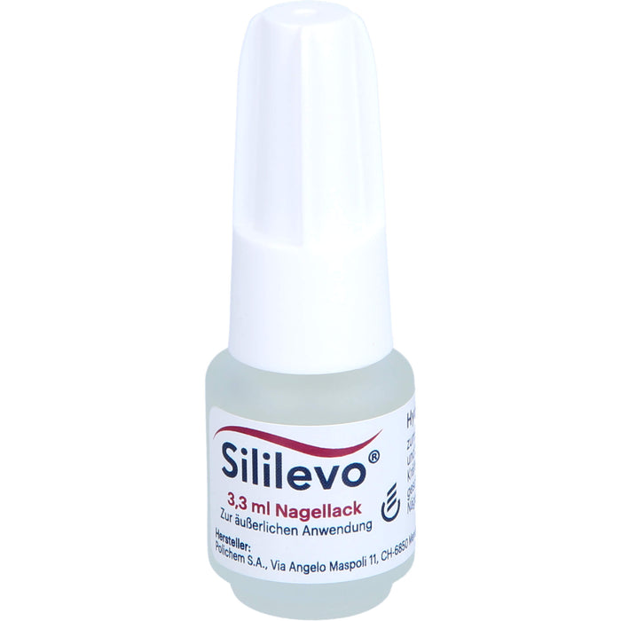 Sililevo Hydrolack  zum Aufbau und zur Kräftigung  geschädigter Nägel, 3.3 ml Solution