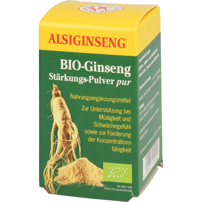 ALSIGINSENG Bio-Ginseng Stärkungs-Pulver pur, 30 g Poudre