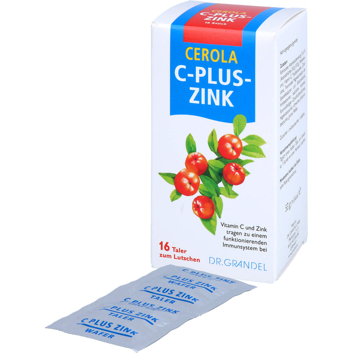 CEROLA C-Plus-Zink Taler, 16 St. Tabletten