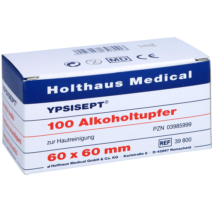 ALKOHOLTUPFER YPSISEPT 65X25, 100 St TUP