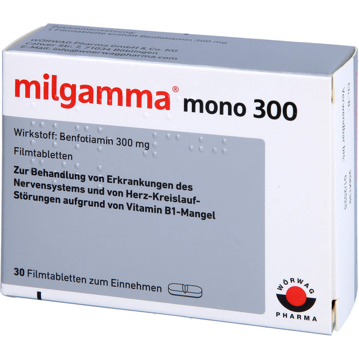 milgamma mono 300 Filmtabletten, 30 pcs. Tablets