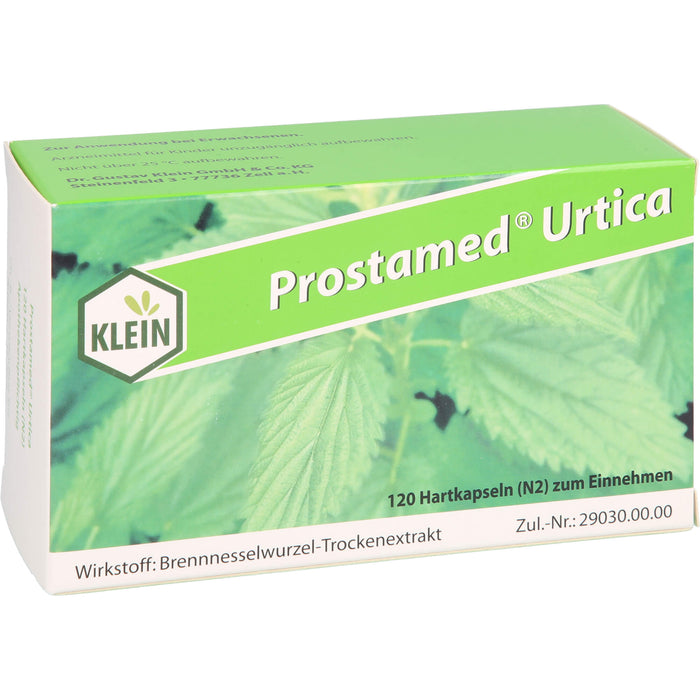 KLEIN Prostamed Urtica Hartkapseln bei Prostataerkrankungen, 120 pcs. Capsules