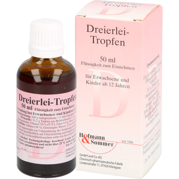 Hofmann & Sommer Dreierlei Tropfen, 50 ml Lösung