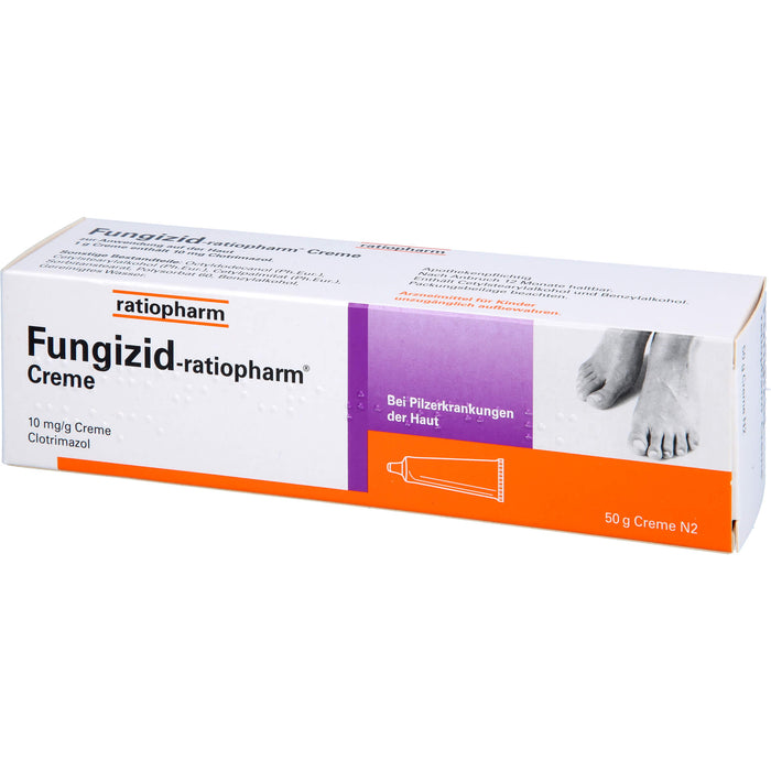 Fungizid-ratiopharm Creme bei Pilzerkrankungen der Haut, 50 g Cream