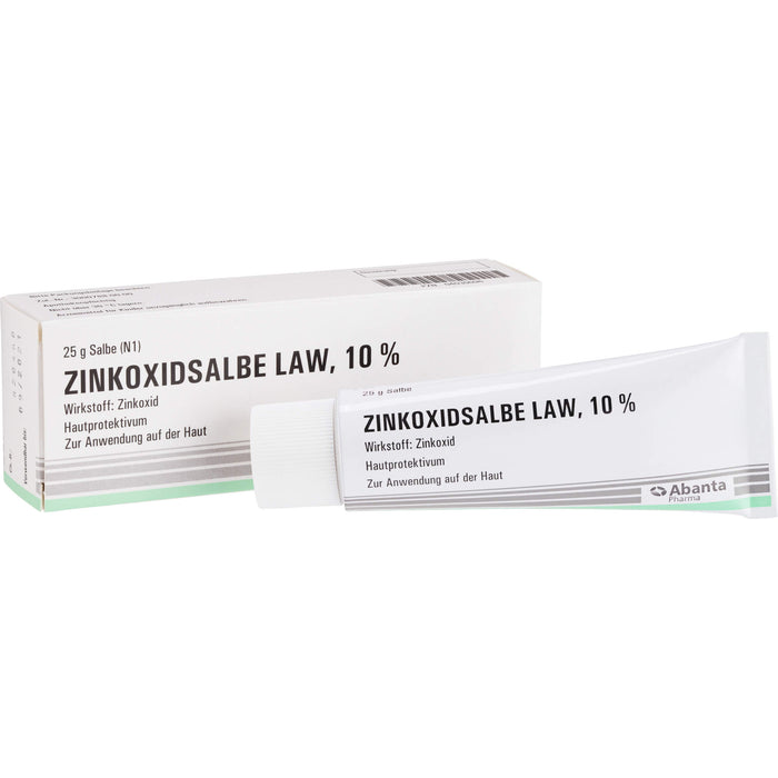 Zinkoxidsalbe LAW 10 % Hautprotektivum, 25 g Ointment