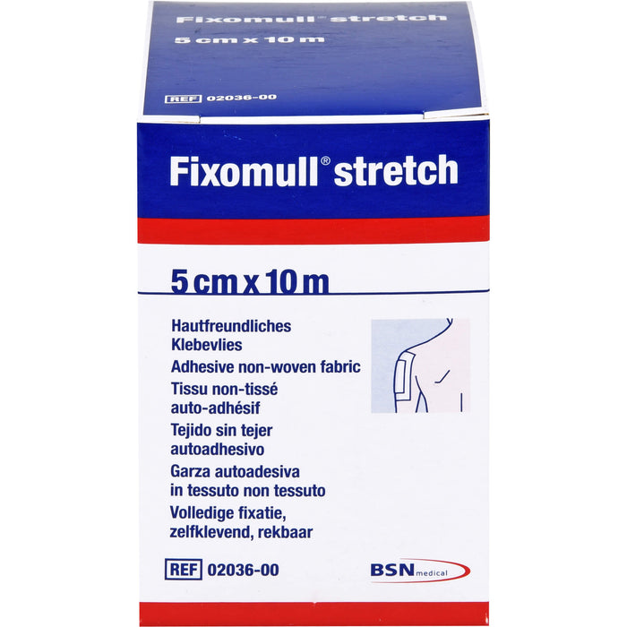 Fixomull stretch 5 cm x 10 m hypoallergenes Klebevlies, 1 pc Pansement