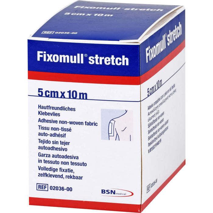 Fixomull stretch 5 cm x 10 m hypoallergenes Klebevlies, 1 pc Pansement