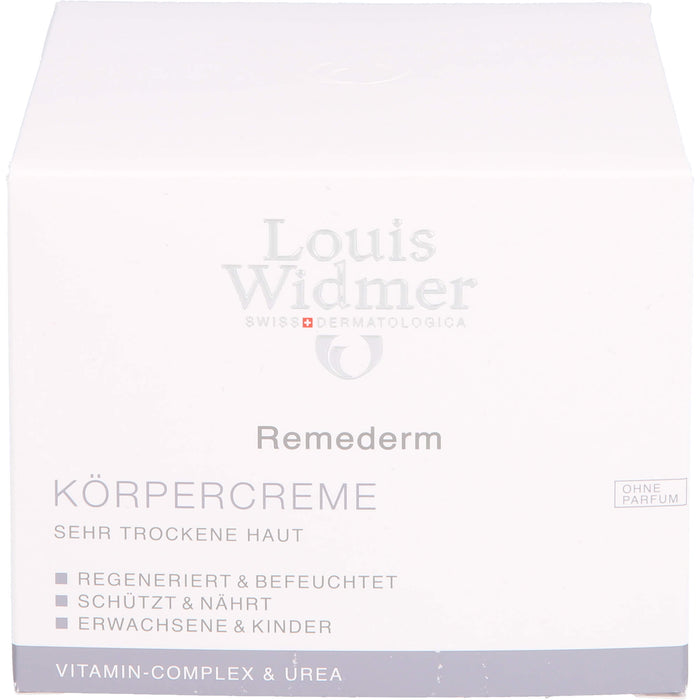 Louis Widmer Remederm Körpercreme unparfümiert, 250 ml Crème