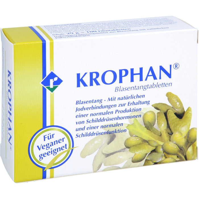 KROPHAN Blasentangtabletten, 100 pc Tablettes