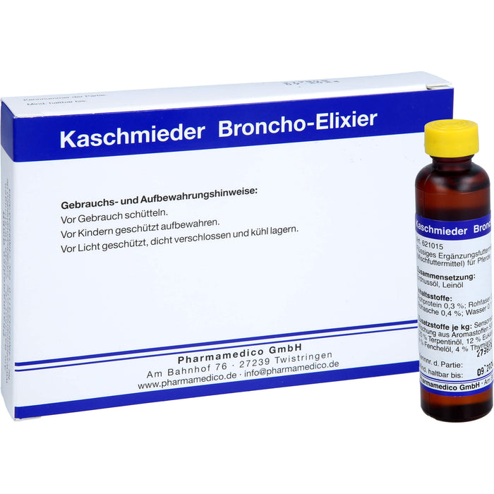 Pharmamedico Kaschmieder Broncho-Elixier für Pferde, 6 pc Bouteilles