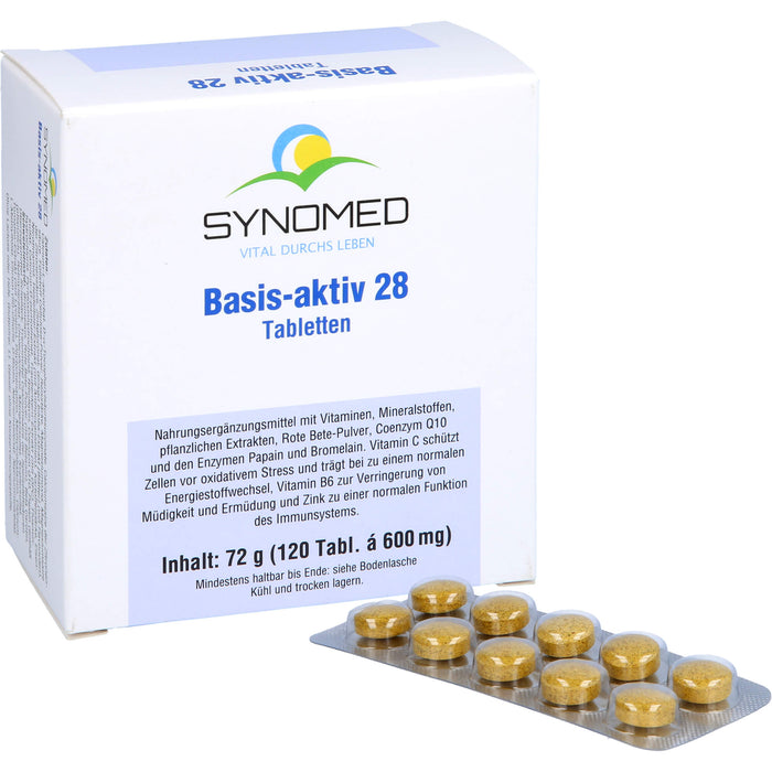 SYNOMED Basis-aktiv 28 Tabletten, 120 pcs. Tablets