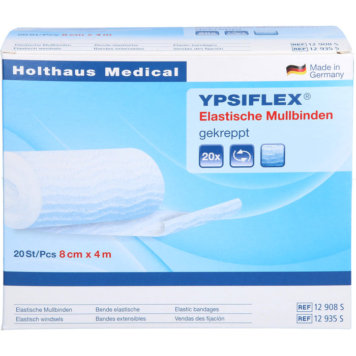 ELAST MULLBINDE 4MX8CM, 20 pcs. Pack