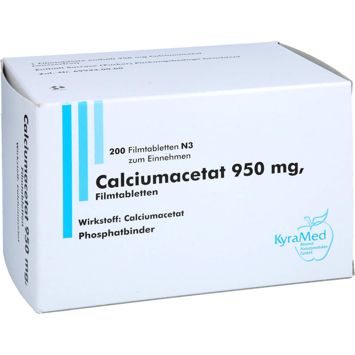 Calciumacetat 950 mg, Filmtabletten, 200 St FTA