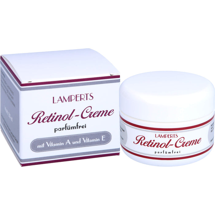 Retinol Creme parfümfrei Lamperts, 50 ml Creme