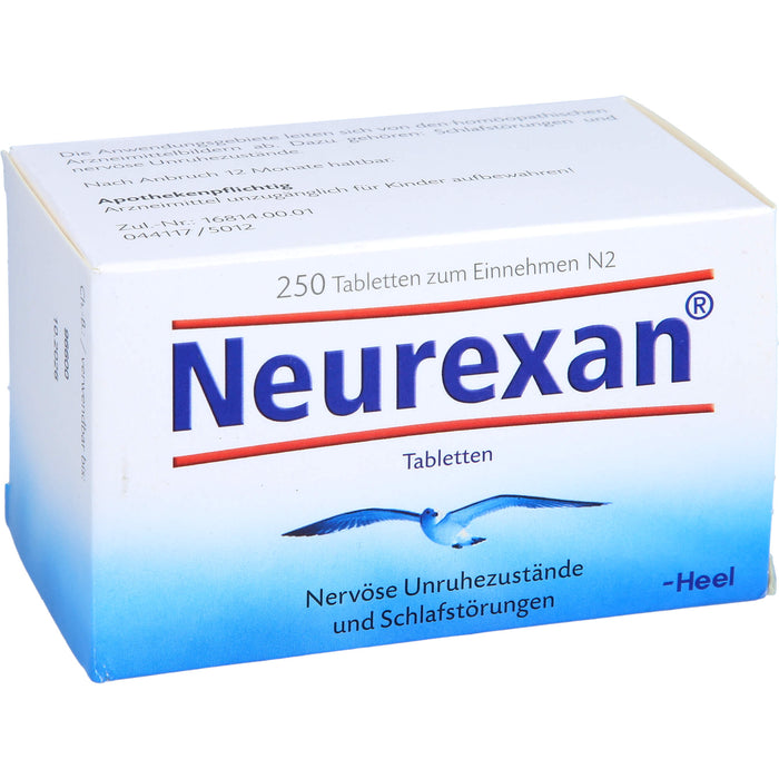 Neurexan Tabletten bei nervösen Unruhezuständen und Schlafstörungen, 250 pc Tablettes