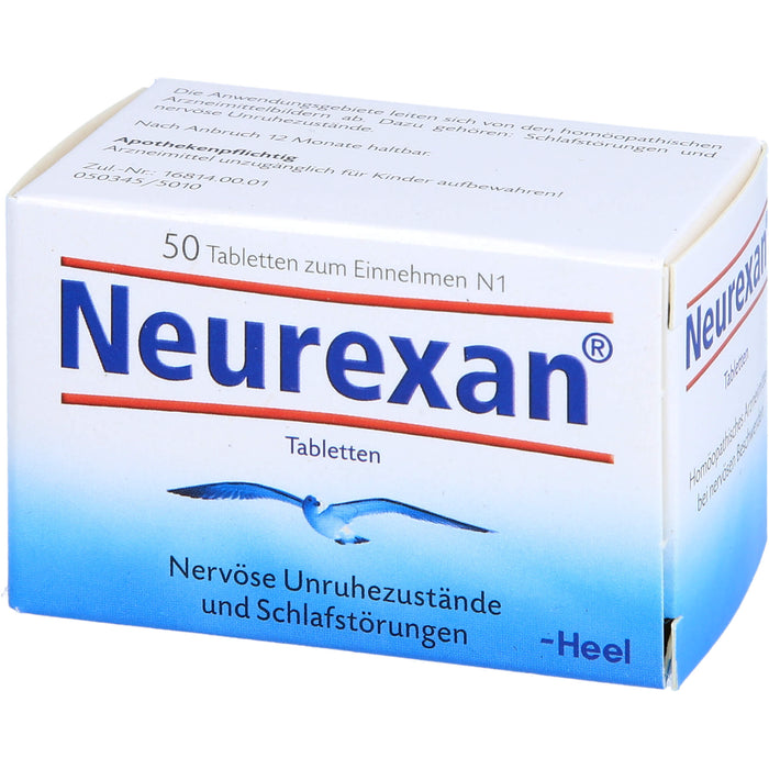 Neurexan Tabletten bei nervösen Unruhezuständen und Schlafstörungen, 50 pc Tablettes