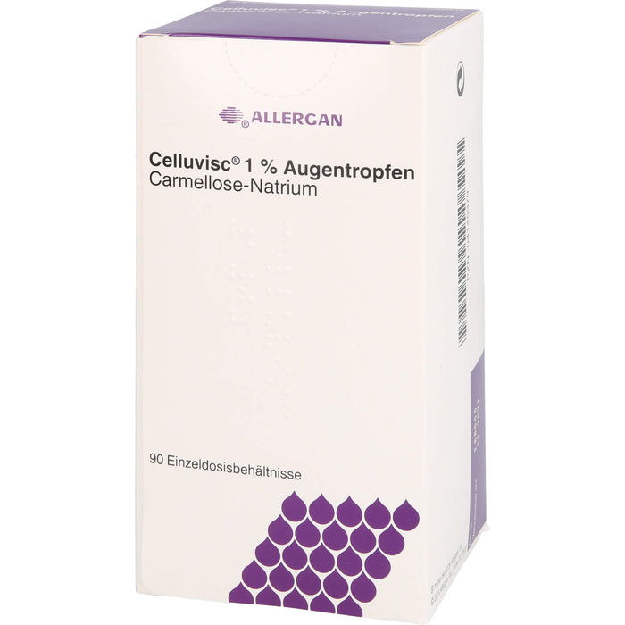 Celluvisc 1 % Augentropfen zur symptomatischen Behandlung des trockenen Auges, 90 pc Solution