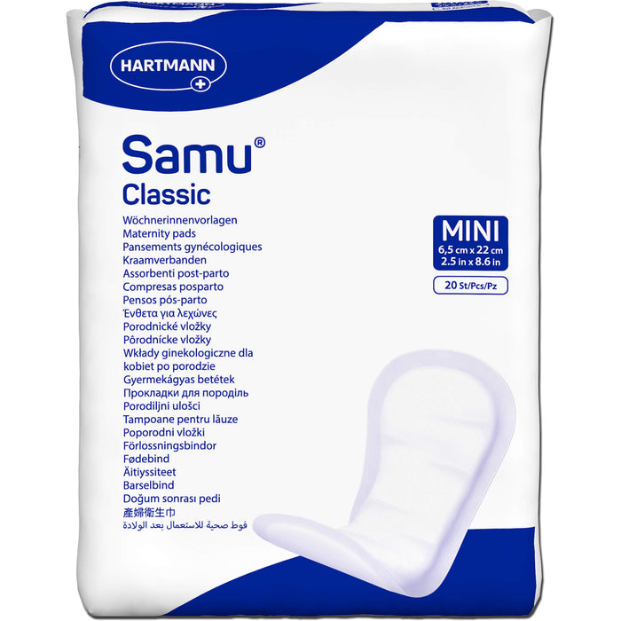 Samu Classic Mini Wöchnerinnenvorlagen, 20 St. Pants