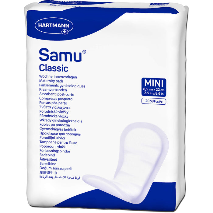 Samu Classic Mini Wöchnerinnenvorlagen, 20 St. Pants