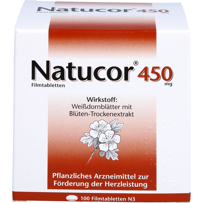 Natucor 450 mg zur Förderung der Herzleistung, 100 St. Tabletten