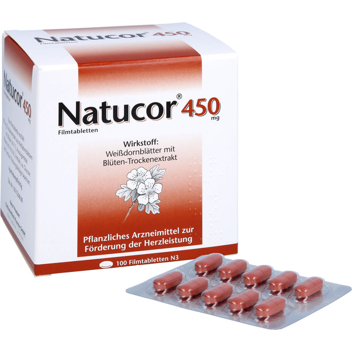 Natucor 450 mg zur Förderung der Herzleistung, 100 pcs. Tablets