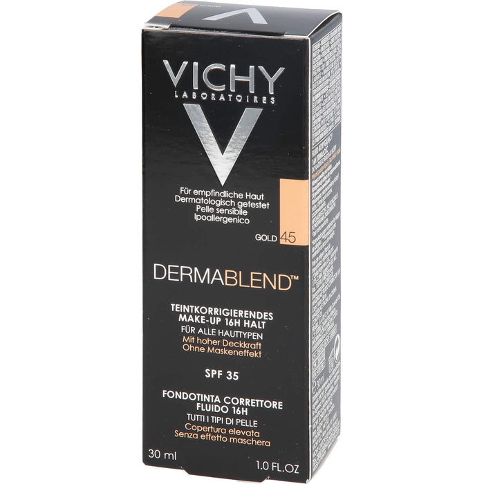 VICHY Dermablend teintkorrigierendes Make-up 16 h halt 45, 30 ml Solution