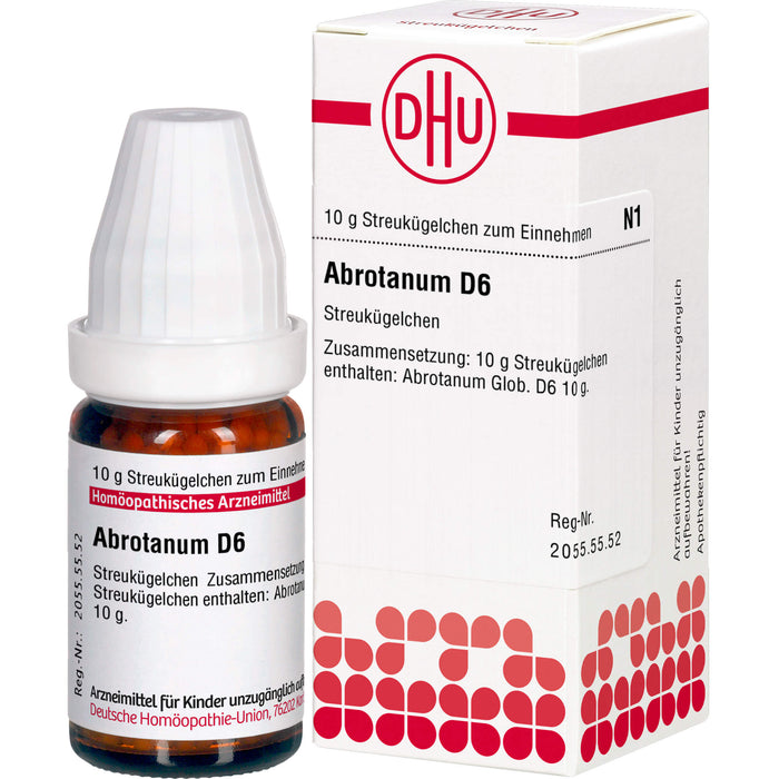 DHU Abrotanum D6 Streukügelchen, 10 g Globules