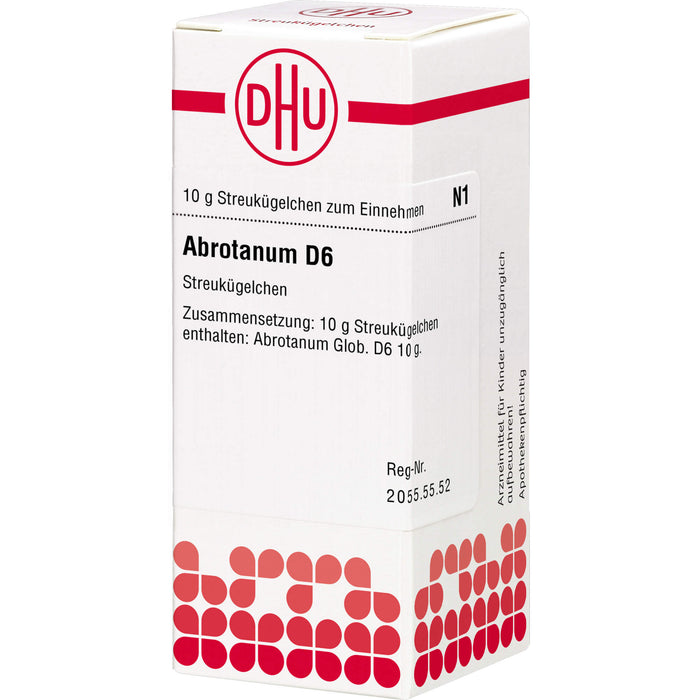 DHU Abrotanum D6 Streukügelchen, 10 g Globules