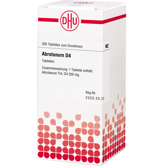 DHU Abrotanum D4 Tabletten, 200 pcs. Tablets