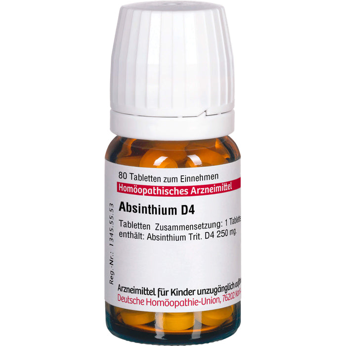 DHU Absinthium D4 Tabletten, 80 St. Tabletten