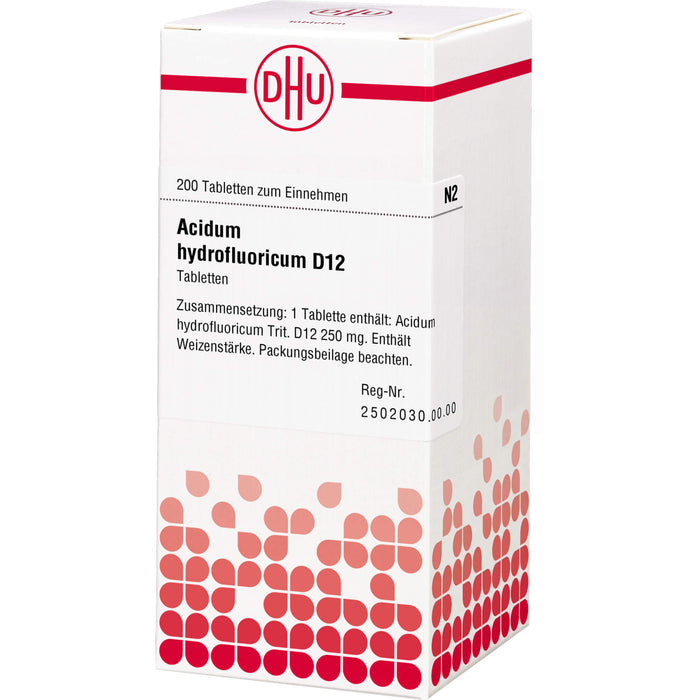 DHU Acidum hydrofluoricum D12 Tabletten, 200 St. Tabletten