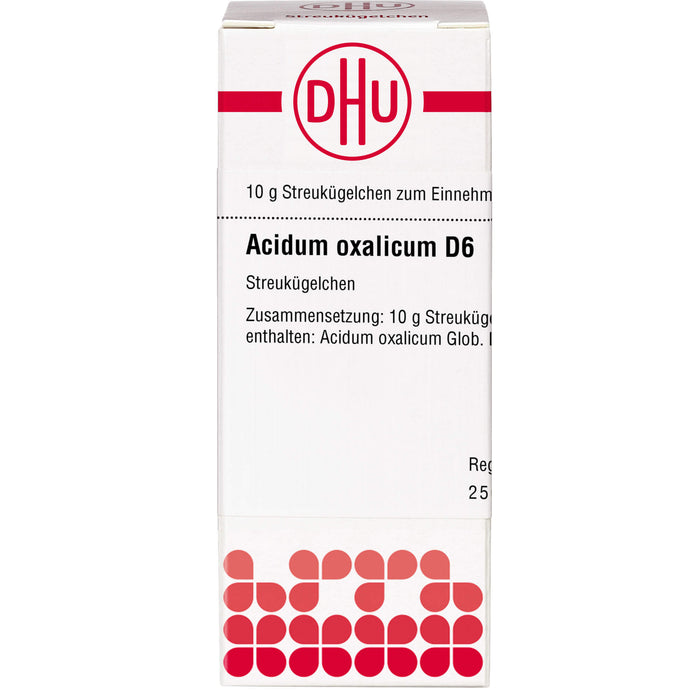 DHU Acidum oxalicum D6 Streukügelchen, 10 g Globuli