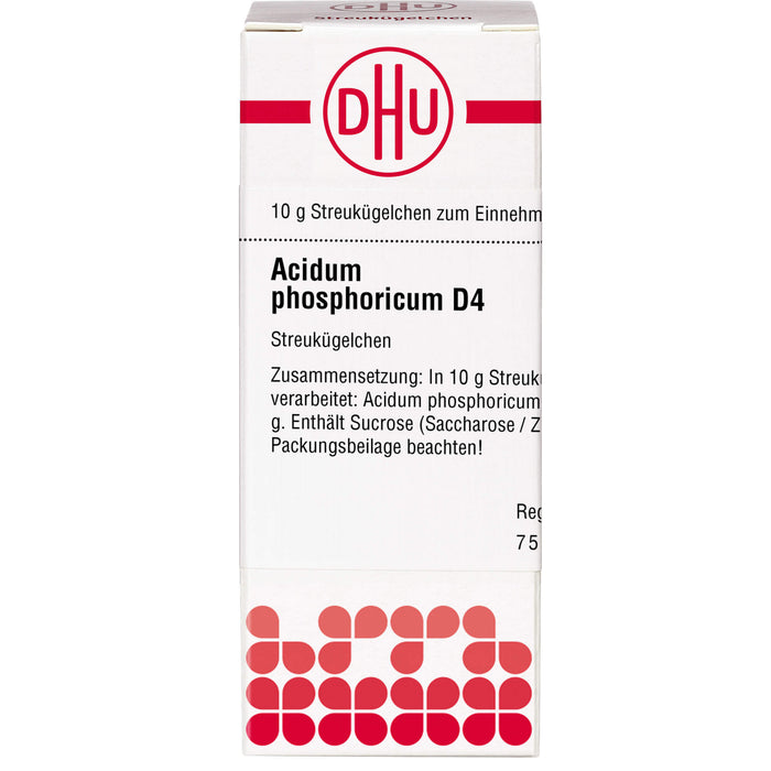 DHU Acidum phosphoricum D4 Streukügelchen, 10 g Globules