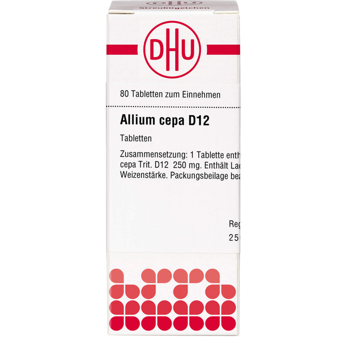 DHU Allium cepa D12 Tabletten, 80 pc Tablettes