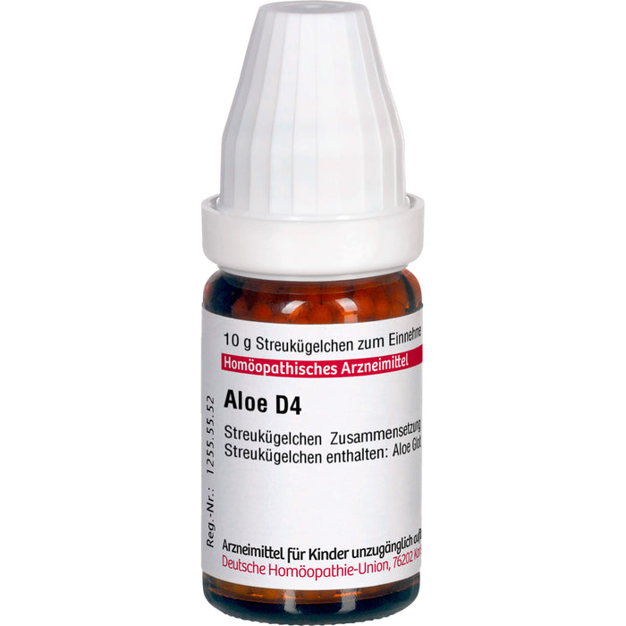 DHU Aloe D4 Streukügelchen, 10 g Globuli