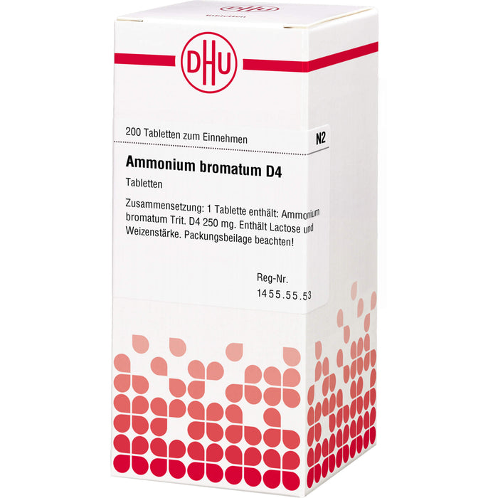 DHU Ammonium bromatum D4 Tabletten, 200 St. Tabletten