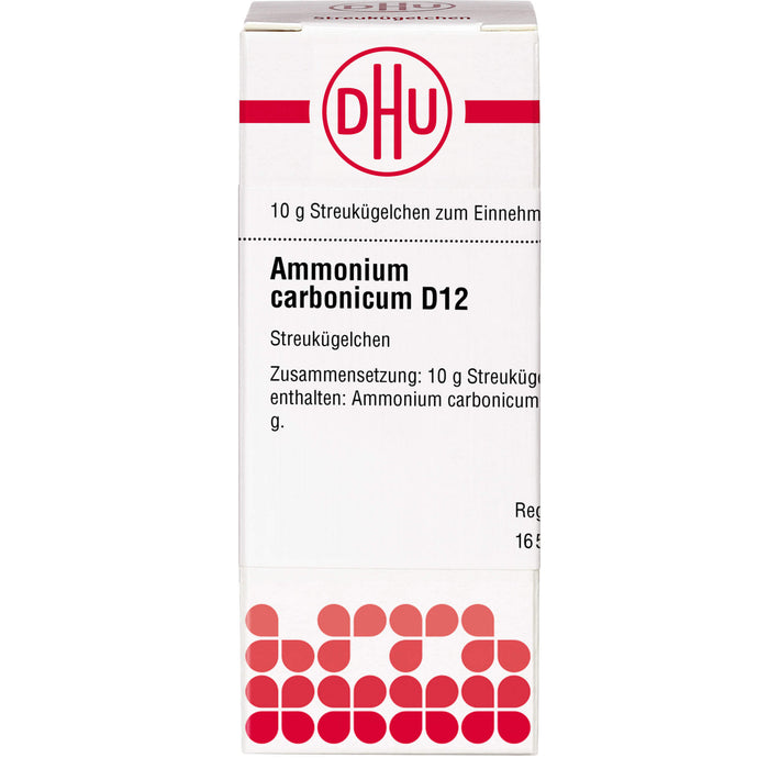 DHU Ammonium carbonicum D12 Streukügelchen, 10 g Globules