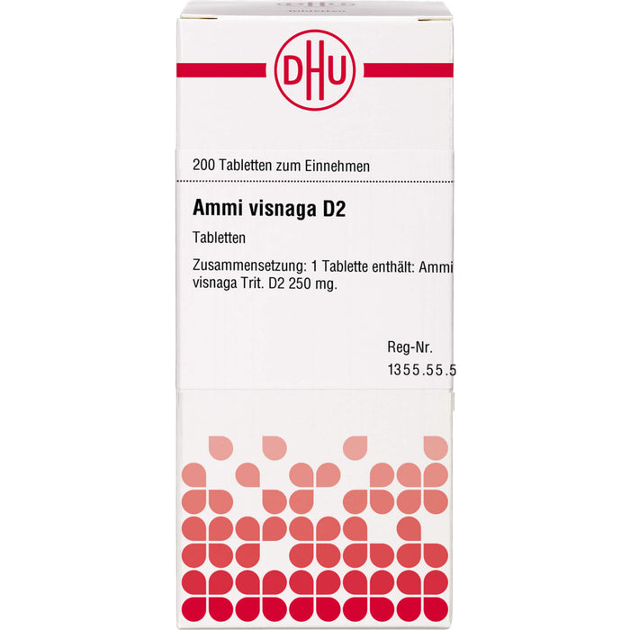 DHU Ammi visnaga D2 Tabletten, 200 St. Tabletten