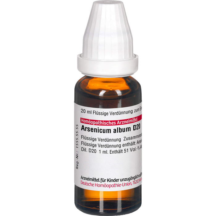 DHU Arsenicum album D20 Dilution, 20 ml Lösung