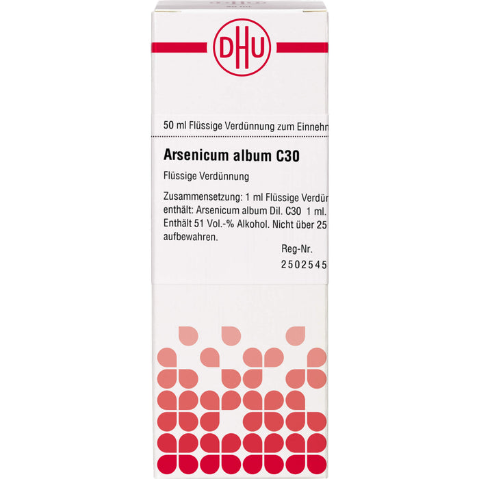 DHU Arsenicum album C30 Dilution, 50 ml Lösung