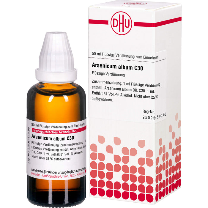 DHU Arsenicum album C30 Dilution, 50 ml Lösung