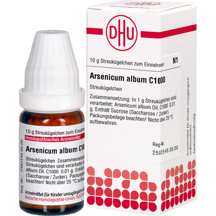 DHU Arsenicum album C1000 Streukügelchen, 10 g Globuli