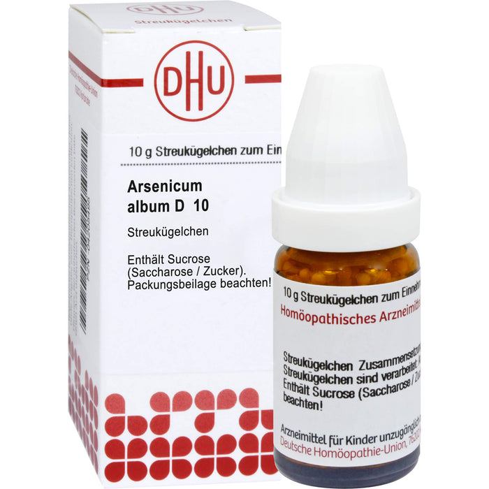 DHU Arsenicum album D10 Streukügelchen, 10 g Globuli