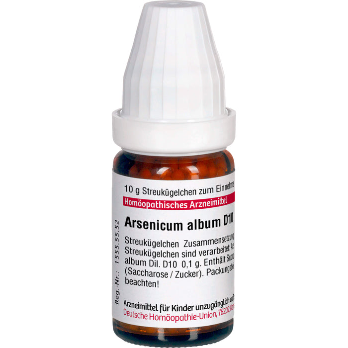 DHU Arsenicum album D10 Streukügelchen, 10 g Globuli