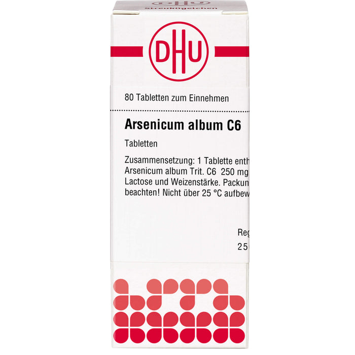 DHU Arsenicum album C6 Tabletten, 80 pcs. Tablets