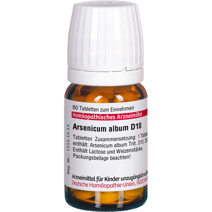 DHU Arsenicum album D10 Tabletten, 80 St. Tabletten